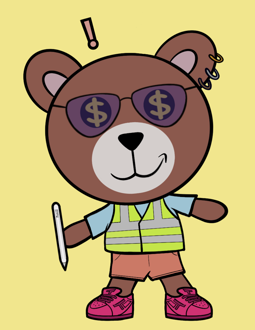 Best Polygon NFT Collection on Opensea - Jolly Teddy Party #3016