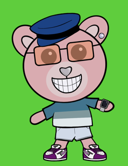Best Polygon NFT Collection on Opensea - Jolly Teddy Party #3020