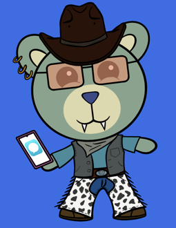 Best Polygon NFT Collection on Opensea - Jolly Teddy Party #303