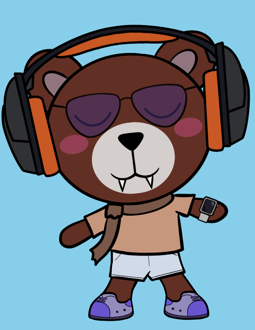 Best Polygon NFT Collection on Opensea - Jolly Teddy Party #3031