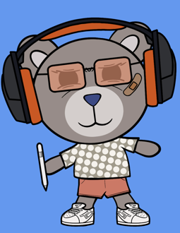Best Polygon NFT Collection on Opensea - Jolly Teddy Party #304