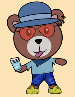 Best Polygon NFT Collection on Opensea - Jolly Teddy Party #3046