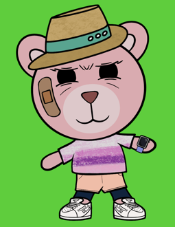 Best Polygon NFT Collection on Opensea - Jolly Teddy Party #3051