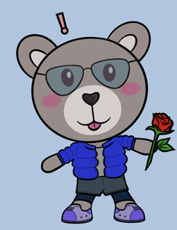 Best Polygon NFT Collection on Opensea - Jolly Teddy Party #3052