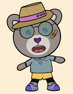Best Polygon NFT Collection on Opensea - Jolly Teddy Party #3054