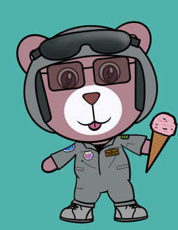 Best Polygon NFT Collection on Opensea - Jolly Teddy Party #3064