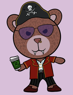 Best Polygon NFT Collection on Opensea - Jolly Teddy Party #3067