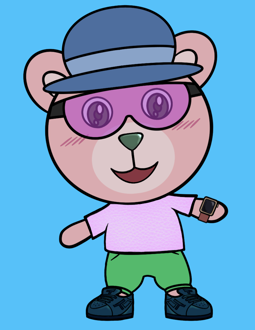 Best Polygon NFT Collection on Opensea - Jolly Teddy Party #3073