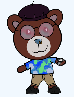 Best Polygon NFT Collection on Opensea - Jolly Teddy Party #3077