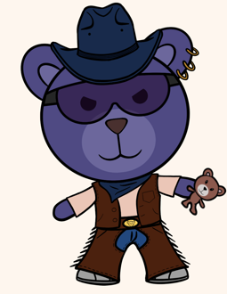 Best Polygon NFT Collection on Opensea - Jolly Teddy Party #3078