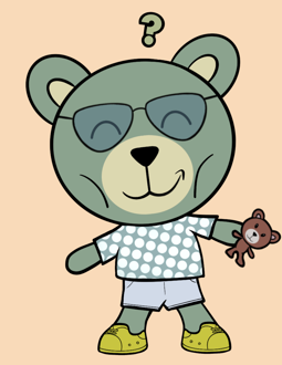 Best Polygon NFT Collection on Opensea - Jolly Teddy Party #3088