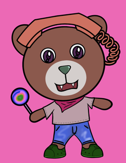 Best Polygon NFT Collection on Opensea - Jolly Teddy Party #3096