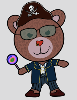 Best Polygon NFT Collection on Opensea - Jolly Teddy Party #3097