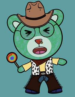 Best Polygon NFT Collection on Opensea - Jolly Teddy Party #3098