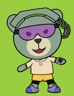 Best Polygon NFT Collection on Opensea - Jolly Teddy Party #3112