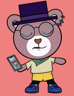 Best Polygon NFT Collection on Opensea - Jolly Teddy Party #3114