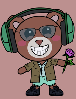 Best Polygon NFT Collection on Opensea - Jolly Teddy Party #3122