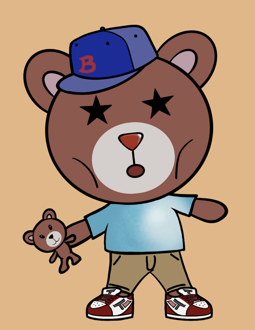 Best Polygon NFT Collection on Opensea - Jolly Teddy Party #3133