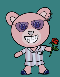 Best Polygon NFT Collection on Opensea - Jolly Teddy Party #3137