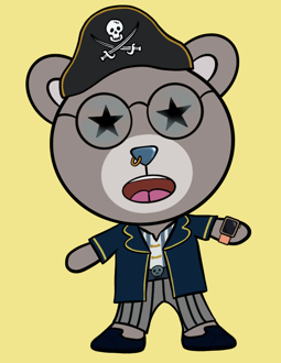 Best Polygon NFT Collection on Opensea - Jolly Teddy Party #3138