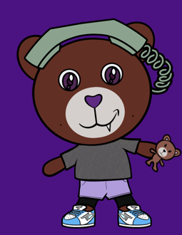 Best Polygon NFT Collection on Opensea - Jolly Teddy Party #3139