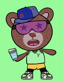 Best Polygon NFT Collection on Opensea - Jolly Teddy Party #314