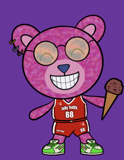 Best Polygon NFT Collection on Opensea - Jolly Teddy Party #3156