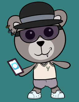 Best Polygon NFT Collection on Opensea - Jolly Teddy Party #3164