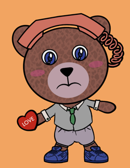 Best Polygon NFT Collection on Opensea - Jolly Teddy Party #3170