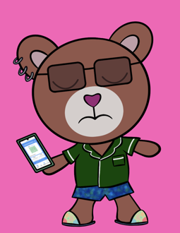 Best Polygon NFT Collection on Opensea - Jolly Teddy Party #3171