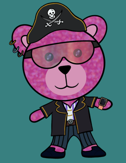 Best Polygon NFT Collection on Opensea - Jolly Teddy Party #3172
