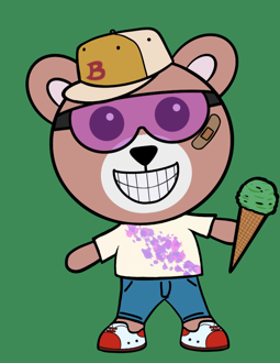 Best Polygon NFT Collection on Opensea - Jolly Teddy Party #3178