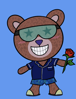 Best Polygon NFT Collection on Opensea - Jolly Teddy Party #318