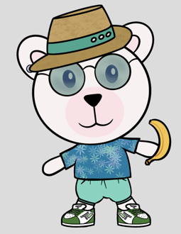 Best Polygon NFT Collection on Opensea - Jolly Teddy Party #3180