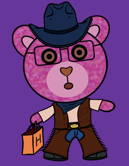 Best Polygon NFT Collection on Opensea - Jolly Teddy Party #3186