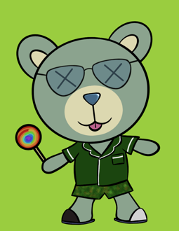 Best Polygon NFT Collection on Opensea - Jolly Teddy Party #319