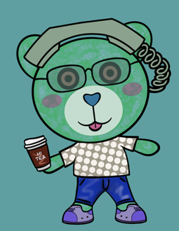 Best Polygon NFT Collection on Opensea - Jolly Teddy Party #3211
