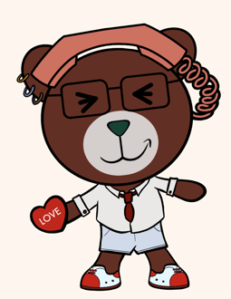 Best Polygon NFT Collection on Opensea - Jolly Teddy Party #3215
