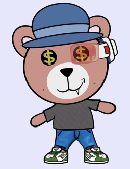 Best Polygon NFT Collection on Opensea - Jolly Teddy Party #3222