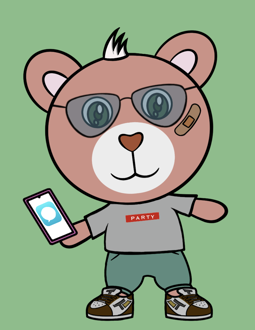 Best Polygon NFT Collection on Opensea - Jolly Teddy Party #3233