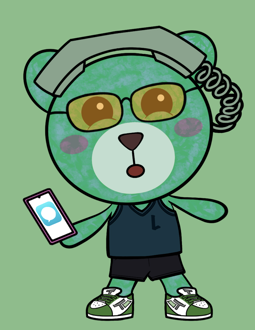 Best Polygon NFT Collection on Opensea - Jolly Teddy Party #3236