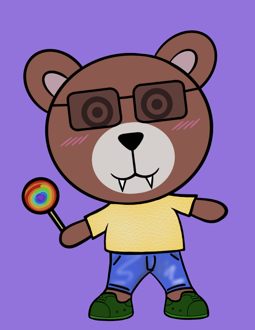 Best Polygon NFT Collection on Opensea - Jolly Teddy Party #3244
