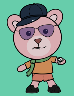 Best Polygon NFT Collection on Opensea - Jolly Teddy Party #3255