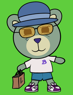Best Polygon NFT Collection on Opensea - Jolly Teddy Party #3257