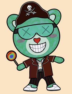 Best Polygon NFT Collection on Opensea - Jolly Teddy Party #3269