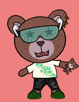 Best Polygon NFT Collection on Opensea - Jolly Teddy Party #3271
