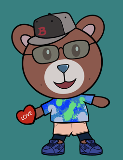 Best Polygon NFT Collection on Opensea - Jolly Teddy Party #3274