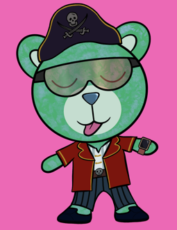 Best Polygon NFT Collection on Opensea - Jolly Teddy Party #3278