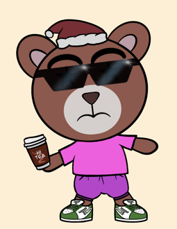 Best Polygon NFT Collection on Opensea - Jolly Teddy Party #3282