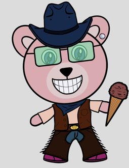 Best Polygon NFT Collection on Opensea - Jolly Teddy Party #3286